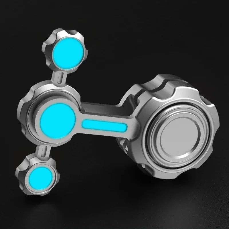 Chaos Double Pendulum Metal Fidget Spinner Luminous Cool Hand Gyroscope Stress Relief Fingertip Toy Kids Gift Stranger Things