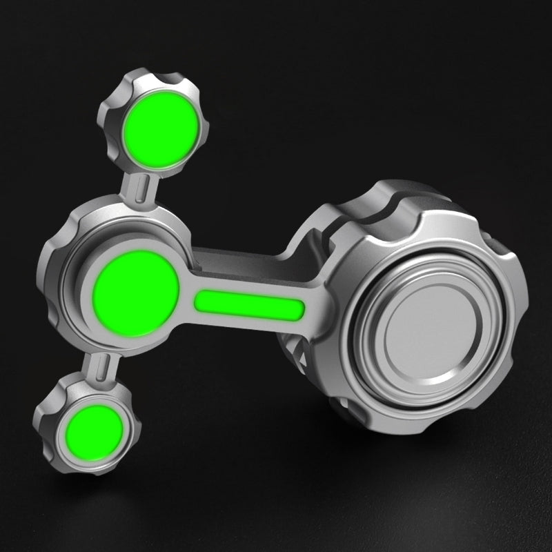 Chaos Double Pendulum Metal Fidget Spinner Luminous Cool Hand Gyroscope Stress Relief Fingertip Toy Kids Gift Stranger Things