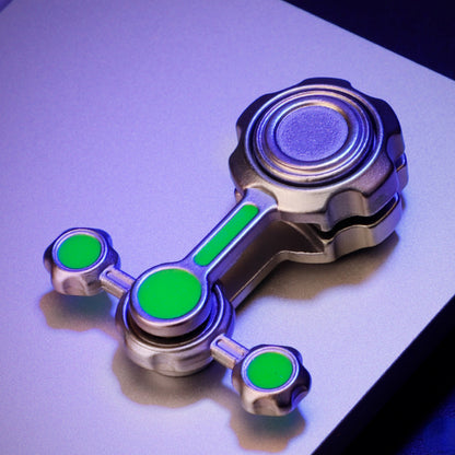 Chaos Double Pendulum Metal Fidget Spinner Luminous Cool Hand Gyroscope Stress Relief Fingertip Toy Kids Gift Stranger Things