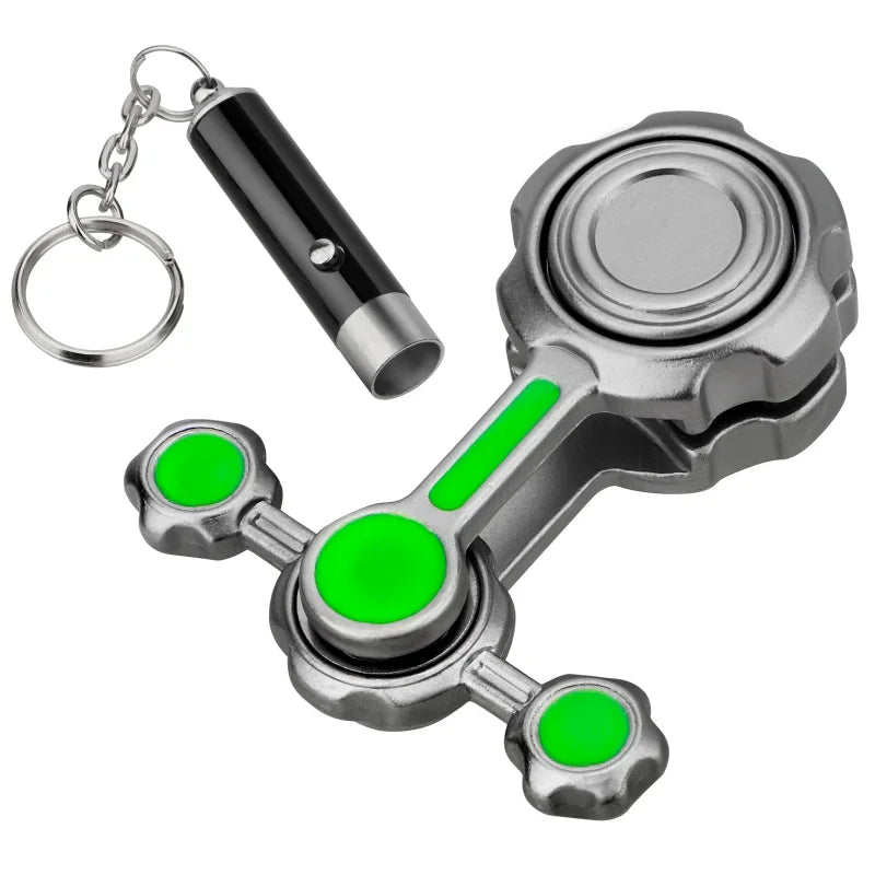 Chaos Double Pendulum Metal Fidget Spinner Luminous Cool Hand Gyroscope Stress Relief Fingertip Toy Kids Gift Stranger Things